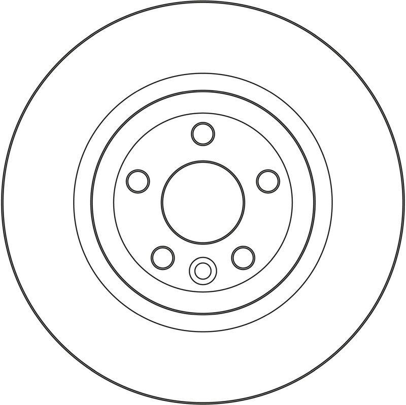 Tarcza hamulcowa TRW DF4078