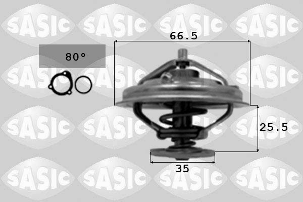 Termostat, płyn chłodzący SASIC 3306070