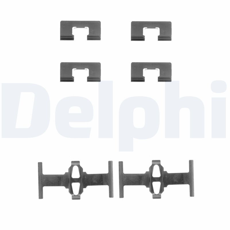 Zestaw akcesoriów, klocki hamulcowe DELPHI LX0197