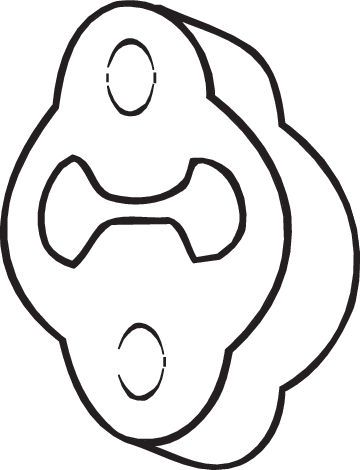 Gummistreifen, Abgasanlage BOSAL 255-009