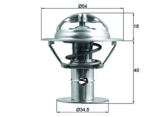 Termostat, płyn chłodzący MAHLE TX18086D