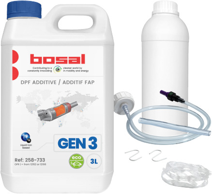 Dodatek, regeneracja filtra cząstek sadzy / cząstek stałych BOSAL 258-733
