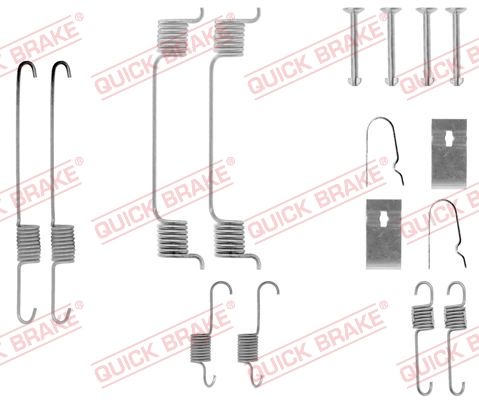 Zestaw akcesoriów, szczęki hamulcowe QUICK BRAKE 105-0700