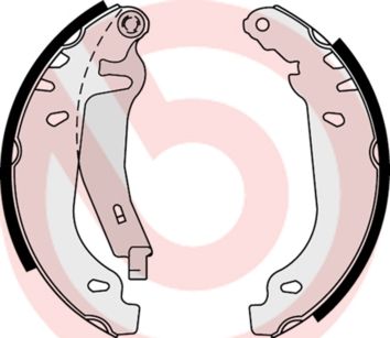 Zestaw szczęk hamulcowych BREMBO S 61 539
