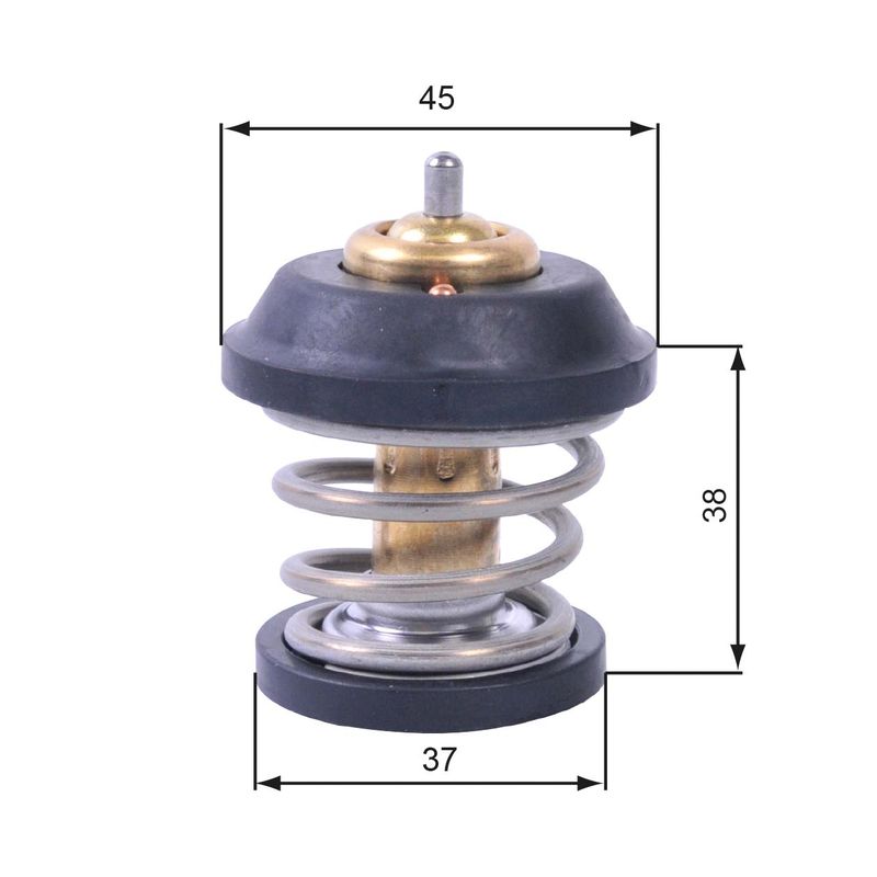 Termostat, płyn chłodzący GATES TH42995G1