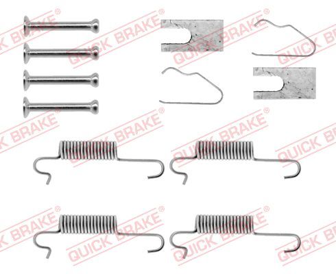 Zestaw akcesoriów, szczęki hamulcowe QUICK BRAKE 105-0527