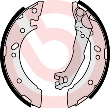 Zestaw szczęk hamulcowych BREMBO S 30 510