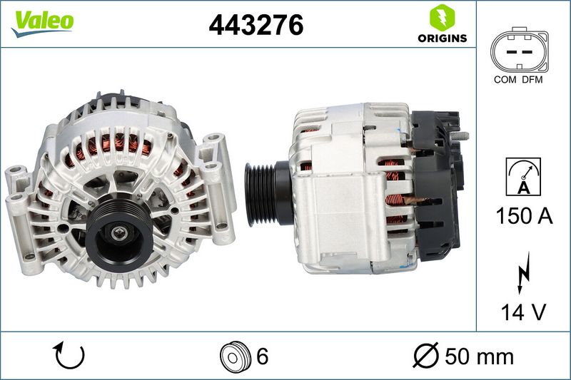 Alternator VALEO 443276