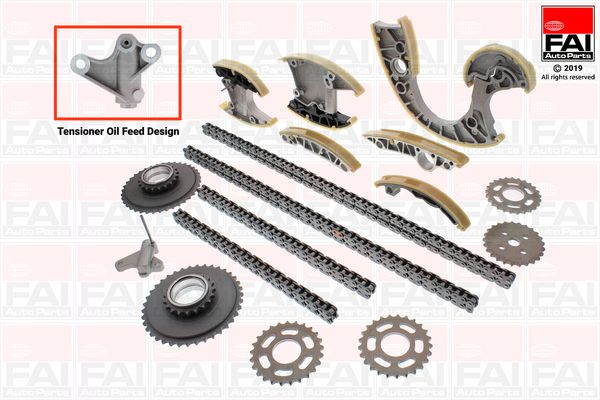 Zestaw łańcucha rozrządu FAI AutoParts tck220ng
