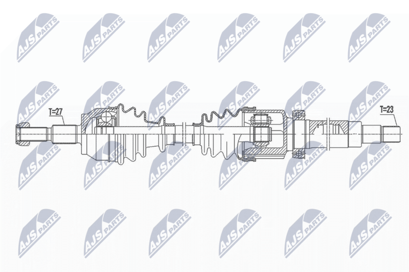Wał napędowy NTY NPW-FR-111