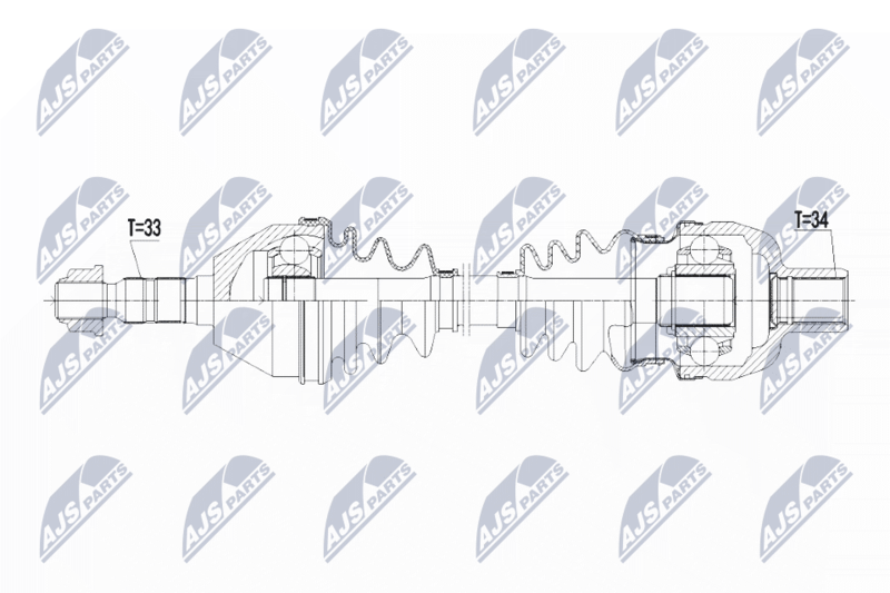 Wał napędowy NTY NPW-PL-079