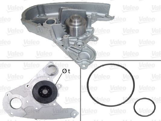 Pompa wody, chłodzenie silnika VALEO 506864