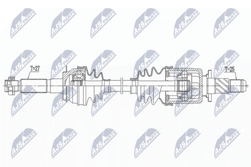 Wał napędowy NTY NPW-SB-033