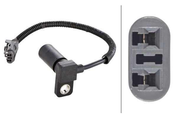 Czujnik, prędkość/prędkość obrotowa HELLA 6pu 009 145-061