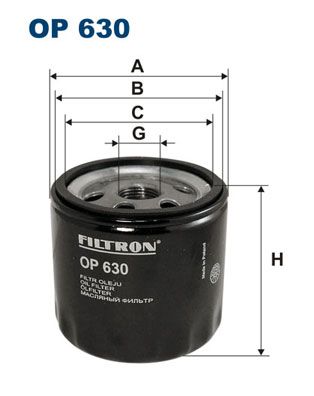 Filtr oleju FILTRON op 630