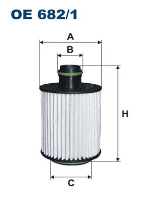 Filtr oleju FILTRON oe 682/1