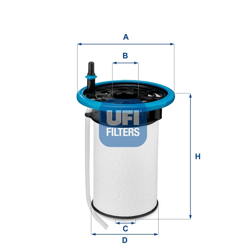 Filtr paliwa UFI 26.052.00