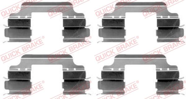 Zestaw akcesoriów, klocki hamulcowe QUICK BRAKE 109-1648