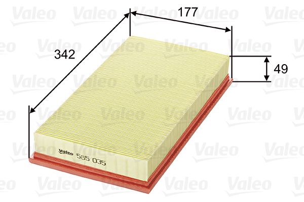 Filtr powietrza VALEO 585035