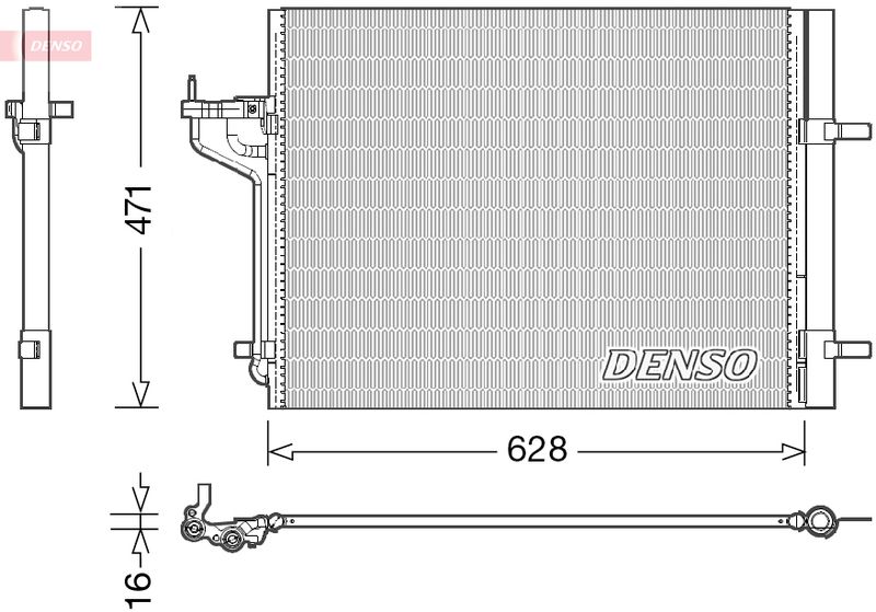 Skraplacz, klimatyzacja DENSO DCN10029