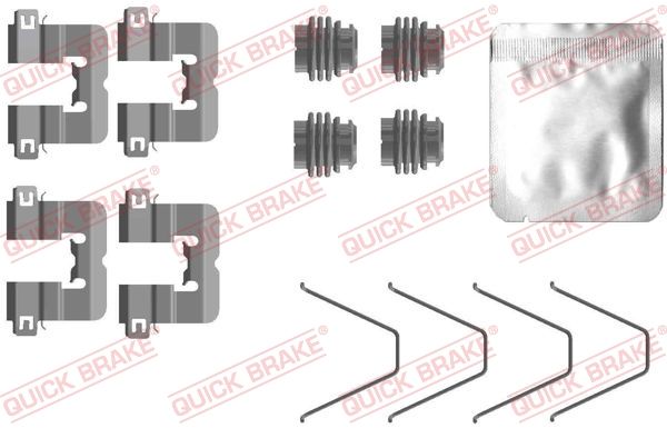 Zestaw akcesoriów, klocki hamulcowe QUICK BRAKE 109-0114