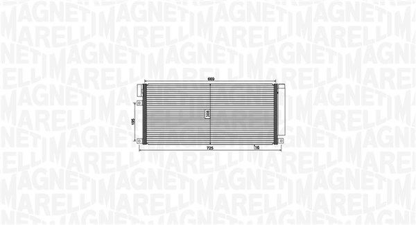 Skraplacz, klimatyzacja MAGNETI MARELLI 350203806000