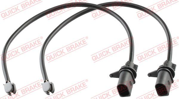 Styk ostrzegawczy, zużycie okładzin hamulcowych QUICK BRAKE WS 0372 A