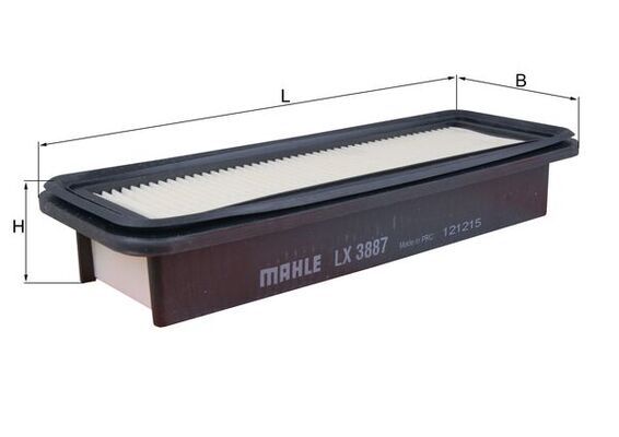 Filtr powietrza MAHLE LX3887