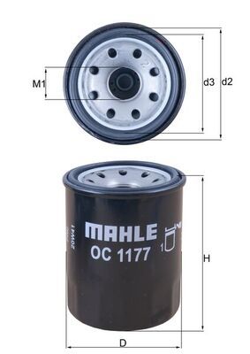 Filtr oleju MAHLE OC1177