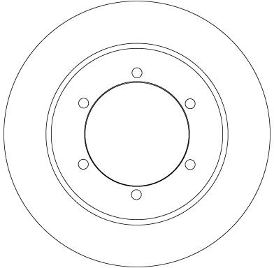 Tarcza hamulcowa TRW DF6790