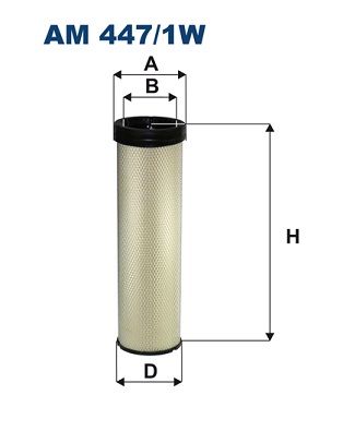 Filtr powietrza wtórnego FILTRON am 447/1w