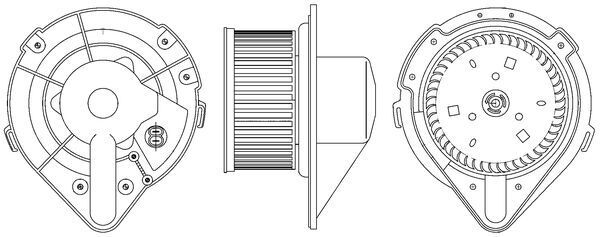 Wentylator wewnętrzny MAHLE AB172000S