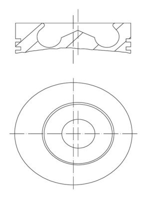 Tłok MAHLE 0095500