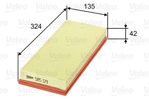 Filtr powietrza VALEO 585129