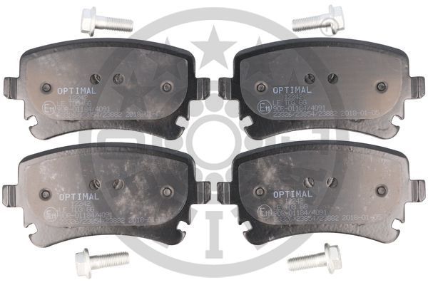 Zestaw klocków hamulcowych, hamulce tarczowe OPTIMAL BP-12242