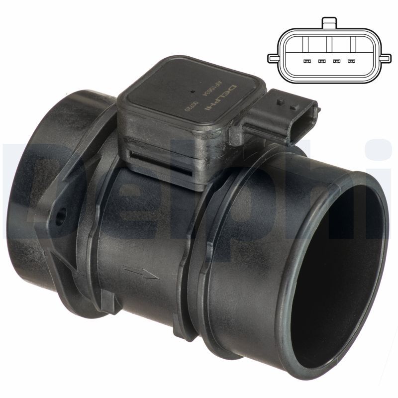 Przepływomierz masowy powietrza DELPHI AF10634-12B1