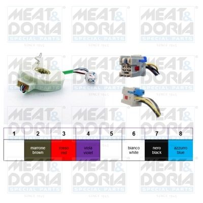 Czujnik kąta skrętu koła kierownicy MEAT & DORIA 93060