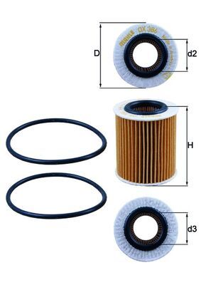Filtr oleju KNECHT OX 386D
