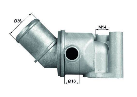 Termostat, płyn chłodzący MAHLE TI9187D