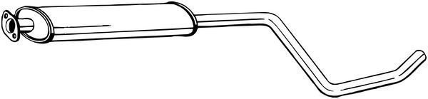Tłumik środkowy BOSAL 284-611