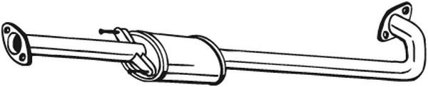 Tłumik środkowy BOSAL 282-745