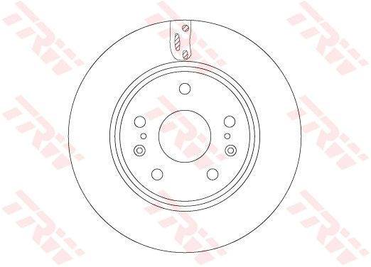 Tarcza hamulcowa TRW DF6703