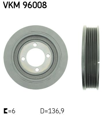 Koło pasowe, wał korbowy SKF VKM 96008