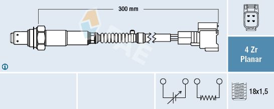Sonda lambda FAE 77645