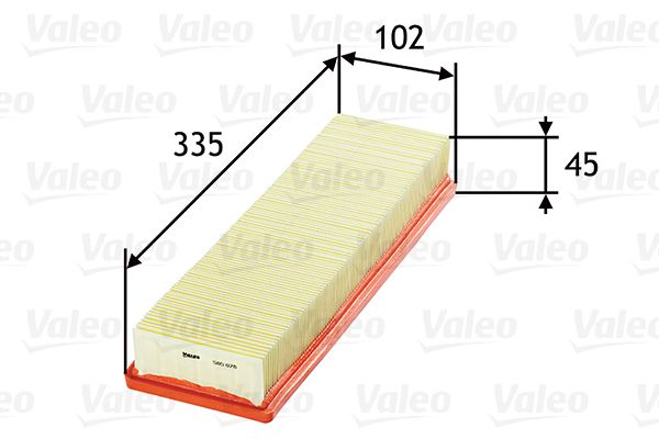 Filtr powietrza VALEO 585078