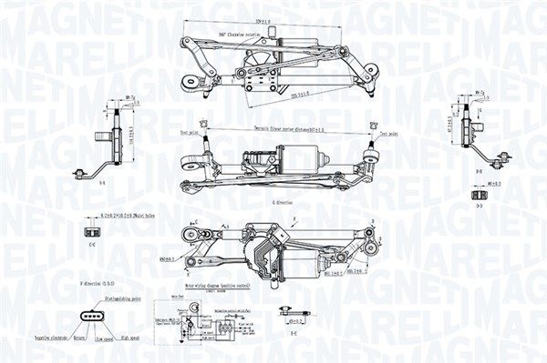 Czyszczenie szyb MAGNETI MARELLI 064351746010