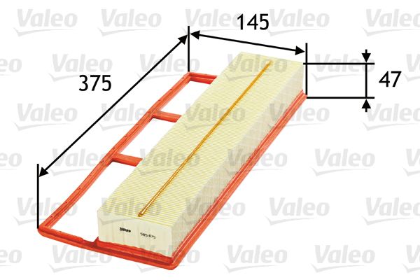 Filtr powietrza VALEO 585075