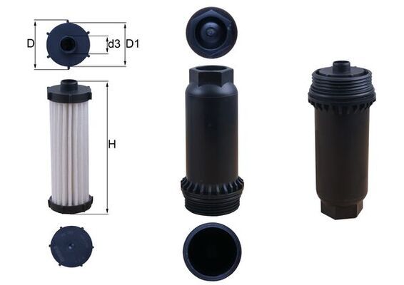 Filtr hydrauliczny, automatyczna skrzynia biegów MAHLE hx 151kit