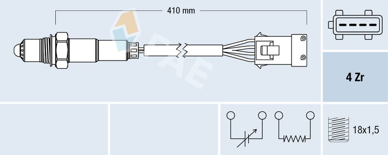 Sonda lambda FAE 77432