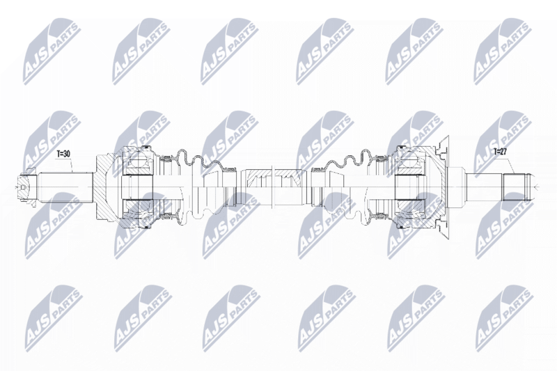 Wał napędowy NTY NPW-BM-069